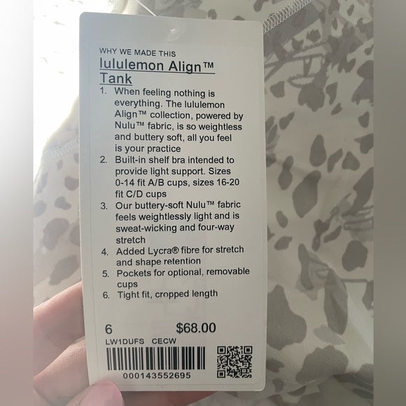 Lululemon Align Cropped Tank - Picture 3 of 3